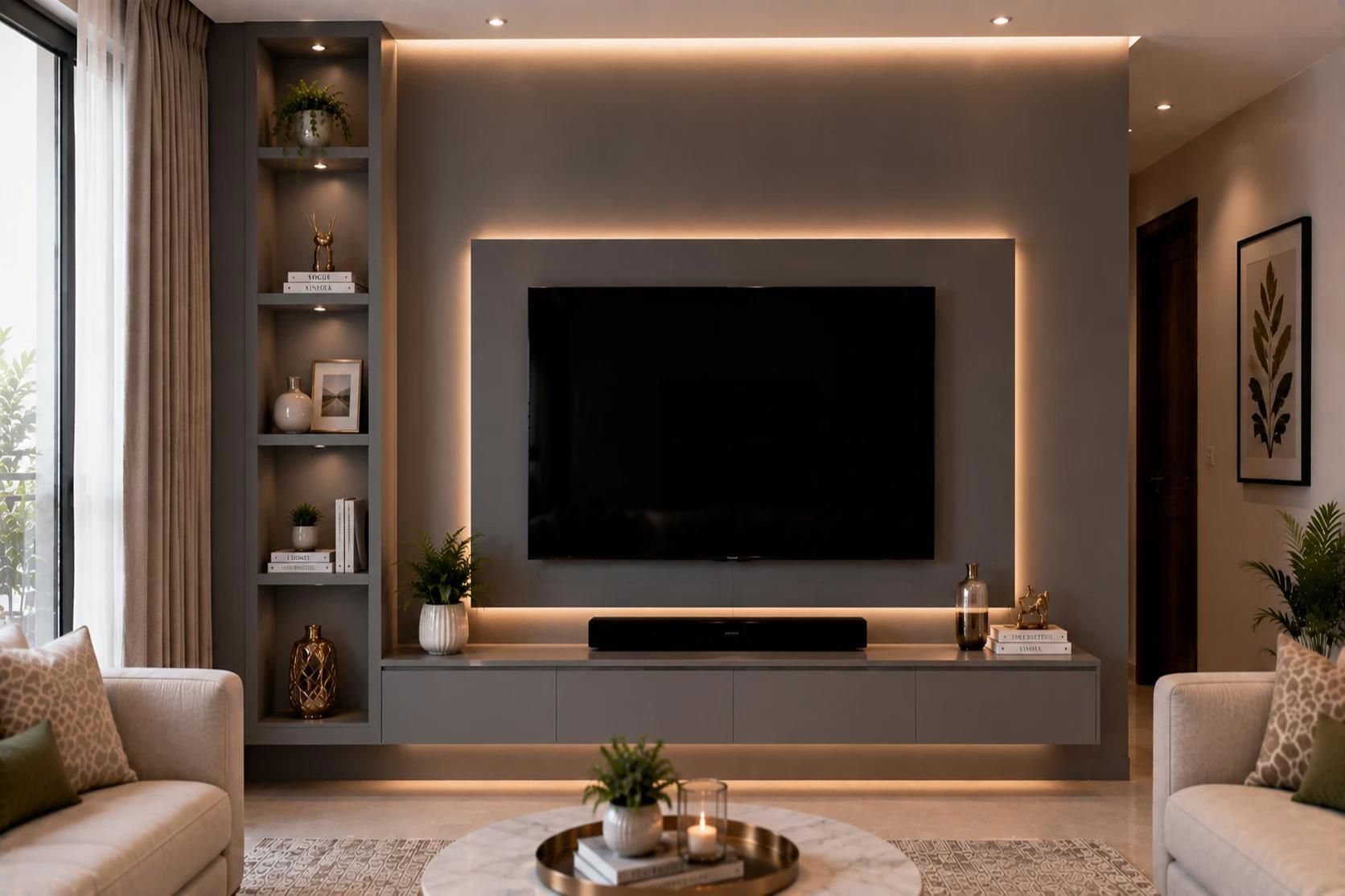 Backlit TV Panel