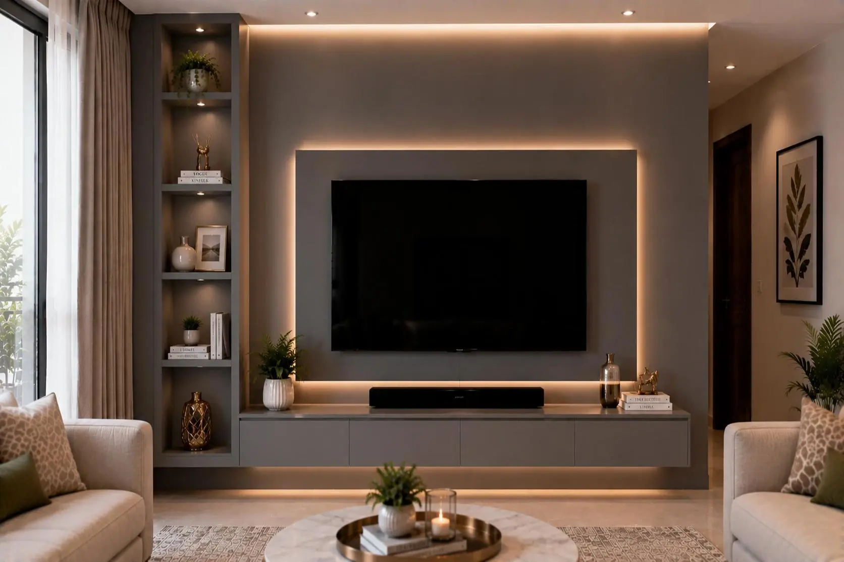 Backlit TV Panel