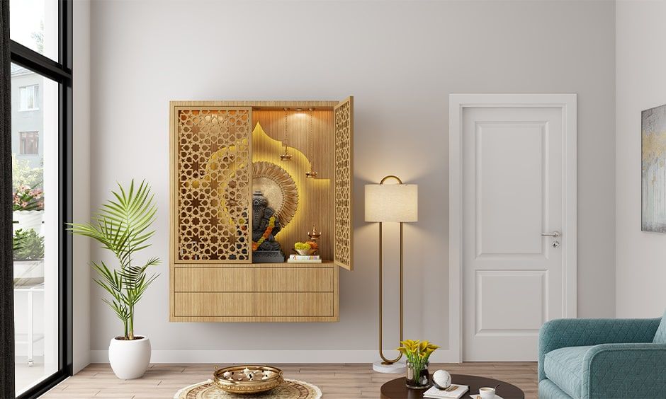 Wall Mounted Mandir
