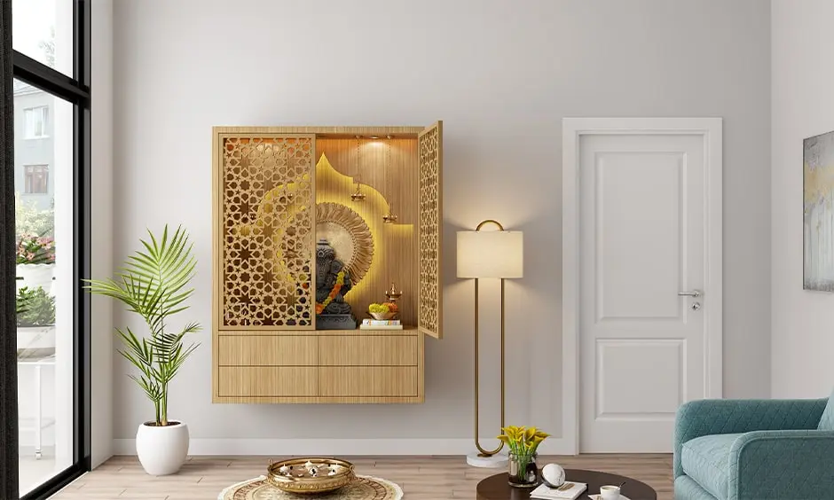 Wall Mounted Mandir