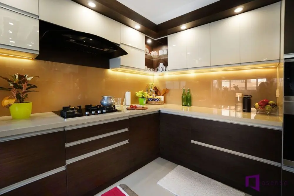 Glass Finish Kitchen
