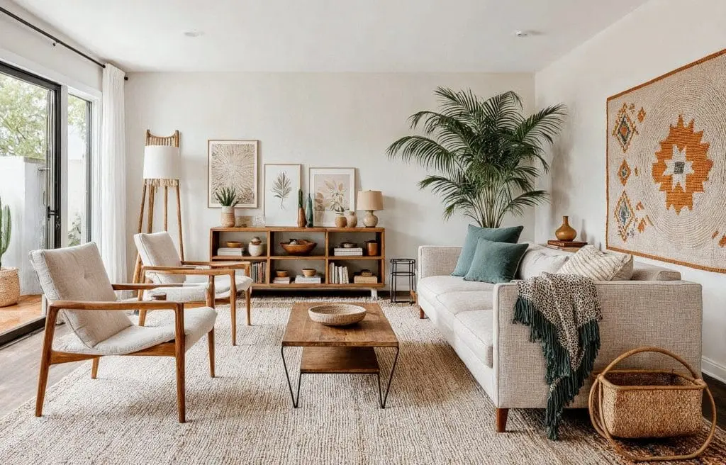 Bohemian (Boho) Living Room